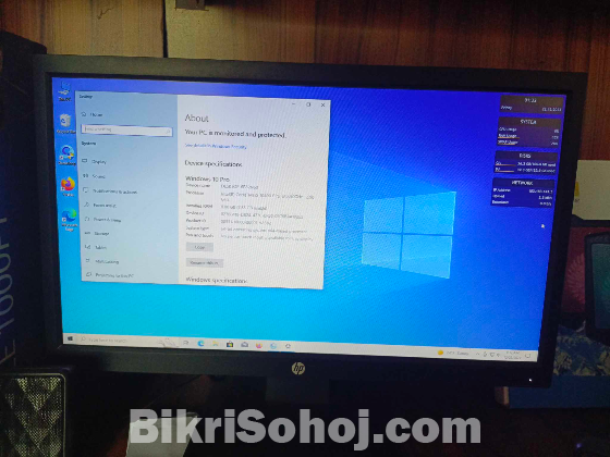 Intel Core i5 10th Gen 256GB M.2 Hp Monitor